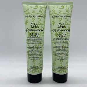 NEW Bumble and Bumble Bb. Seaweed Air Dry Cream Leave-In 5oz Lot of 2 Full Size
